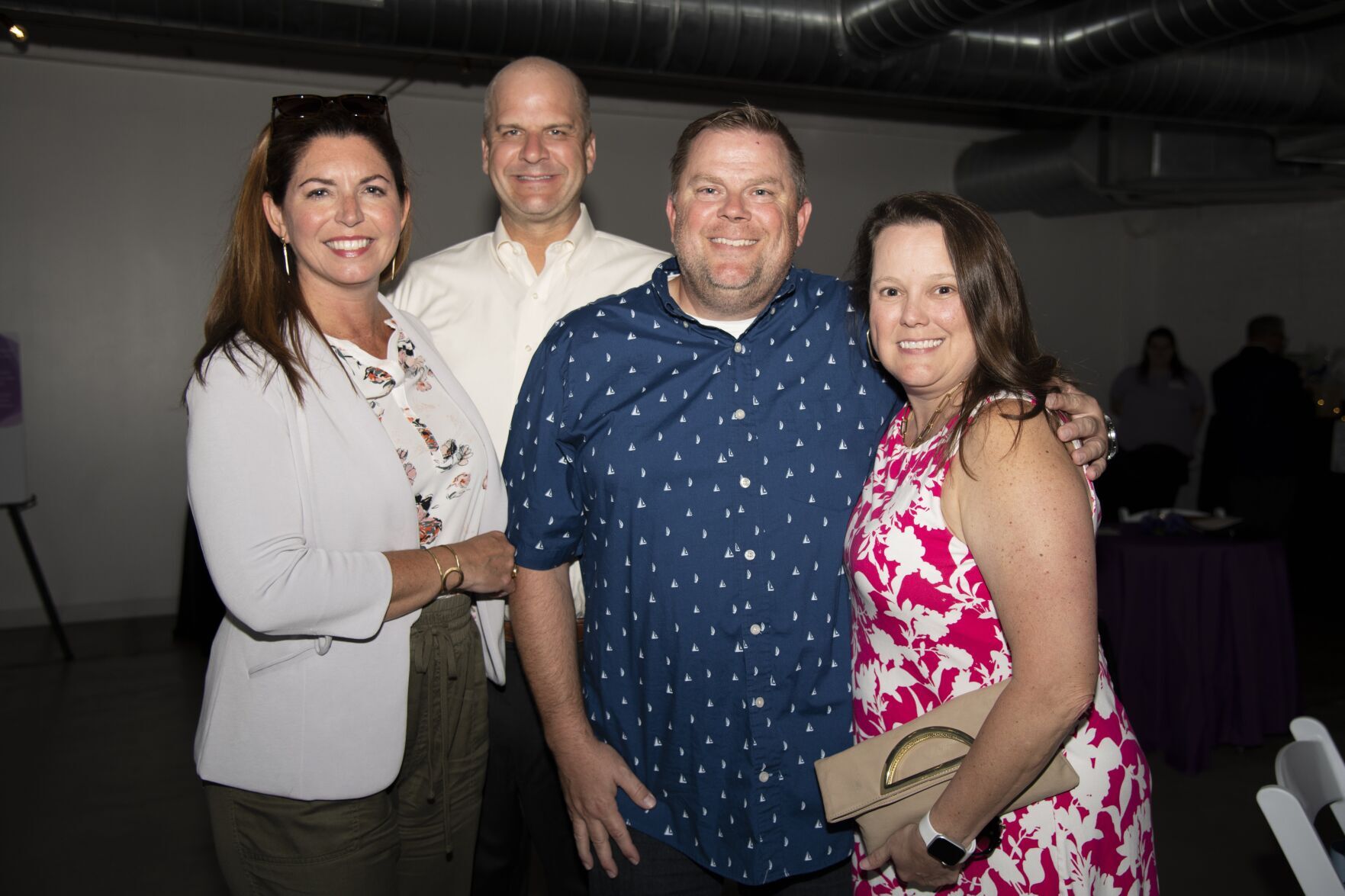 Cari and Brandon Wegge, Derek and Lori Ehlert